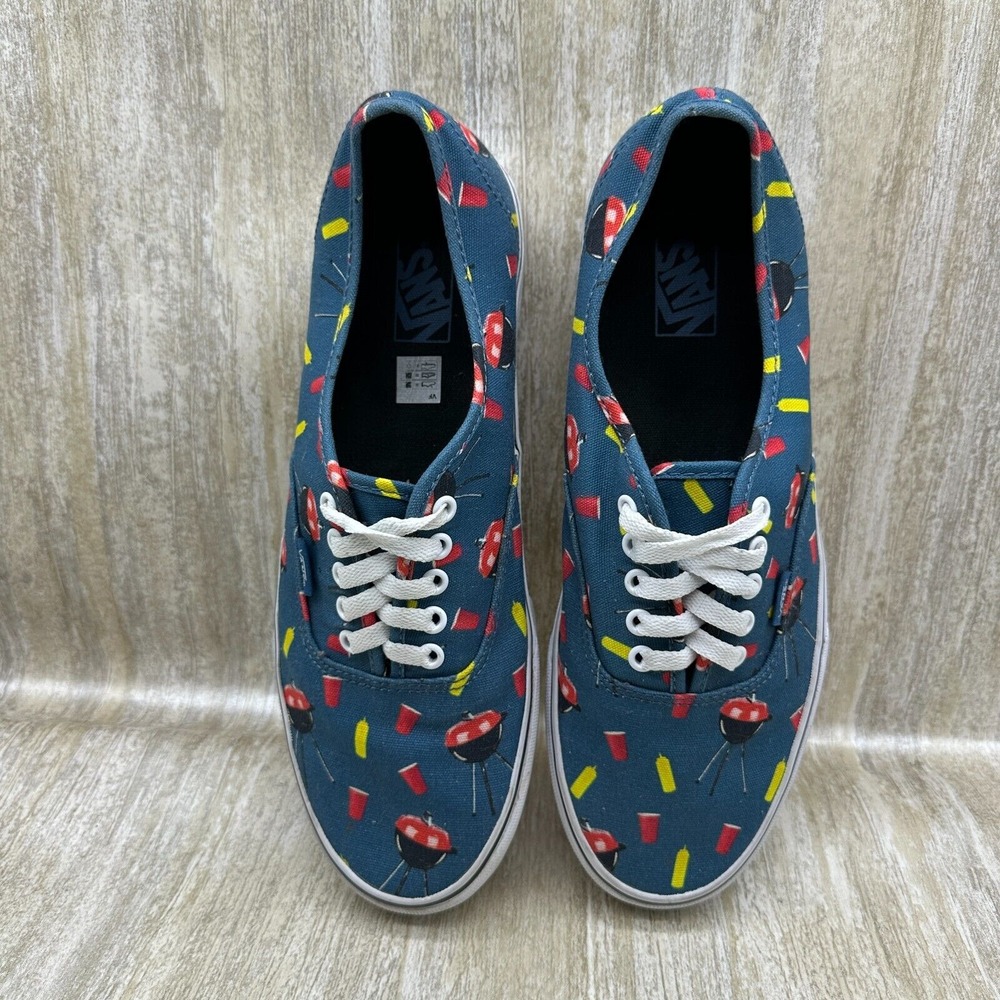 Vans‎ BBQ RED SOLO CUP Blue Old Skool Classic Sneakers Men 11.5 Shoes - Picture 5 of 8